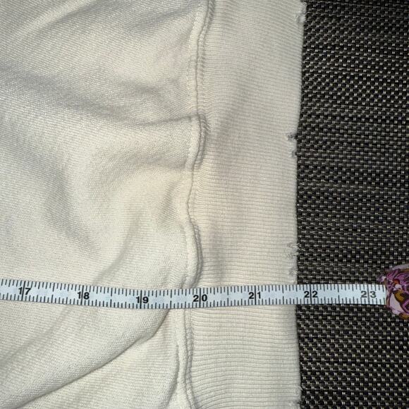 THE GREAT Pullover Crew Neck Sweatshirt Bishop Sleeve Stud Trim Size 2 - Picture 7 of 7